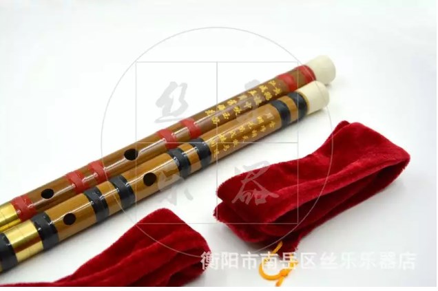 Sáo Trúc Dizi Khảm Sừng - Khắc thơ - Khớp đồng -Túi lụa kèm màng sáo - Nhiều tone tùy chọn - Dizi Thu