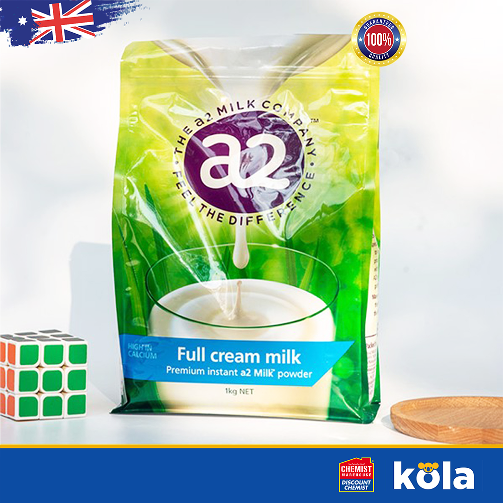 Sữa bột nguyên kem A2 của Úc Milk Powder Full Cream 1kg