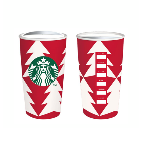 Cốc sứ mug starbucks 12oz dw 2022 red cup