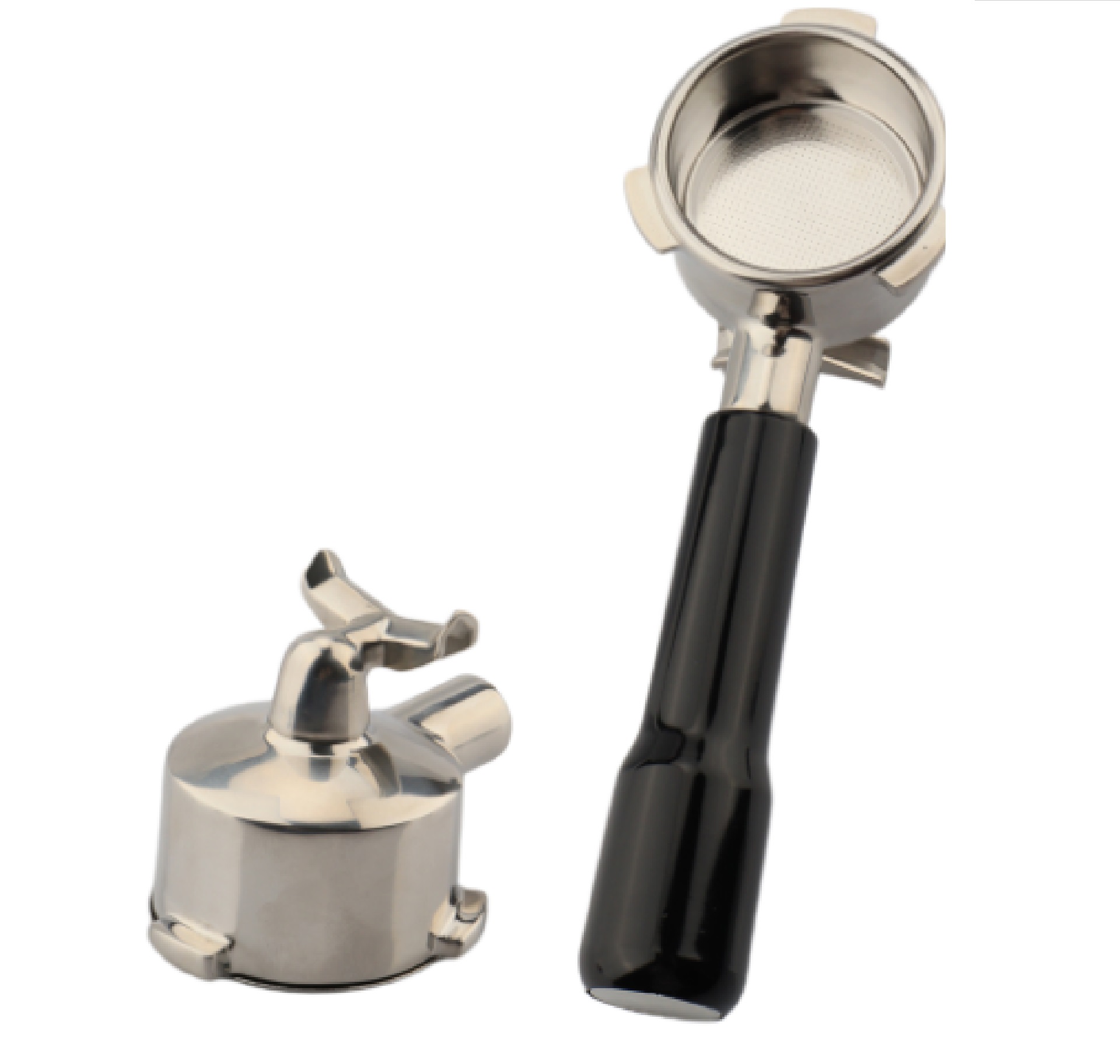 Tay cầm máy pha Espresso Size 54mm 3 tai có đáy cho máy Breville
