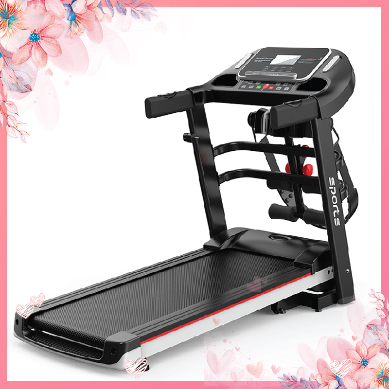 Máy chạy bộ có đai massage. máy chạy bộ kết hợp tập cơ bụng