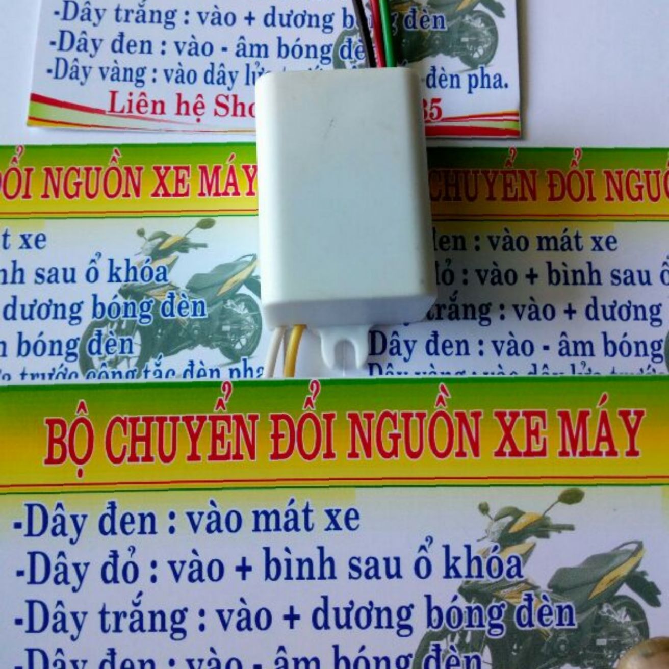 Bộ ic chuyển đổi điện máy xe máy sang điện dc12v