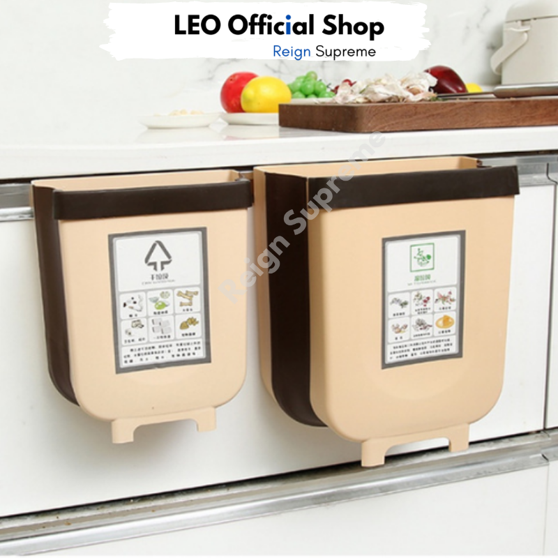 [RẺ VÔ ĐỊCH] Thùng Rác Gấp Gọn Thông Minh Treo Cạnh Tủ Bếp, Cài Trên Xe Ô Tô Tiện Dụng - Đồ dùng, dụng cụ nhà bếp