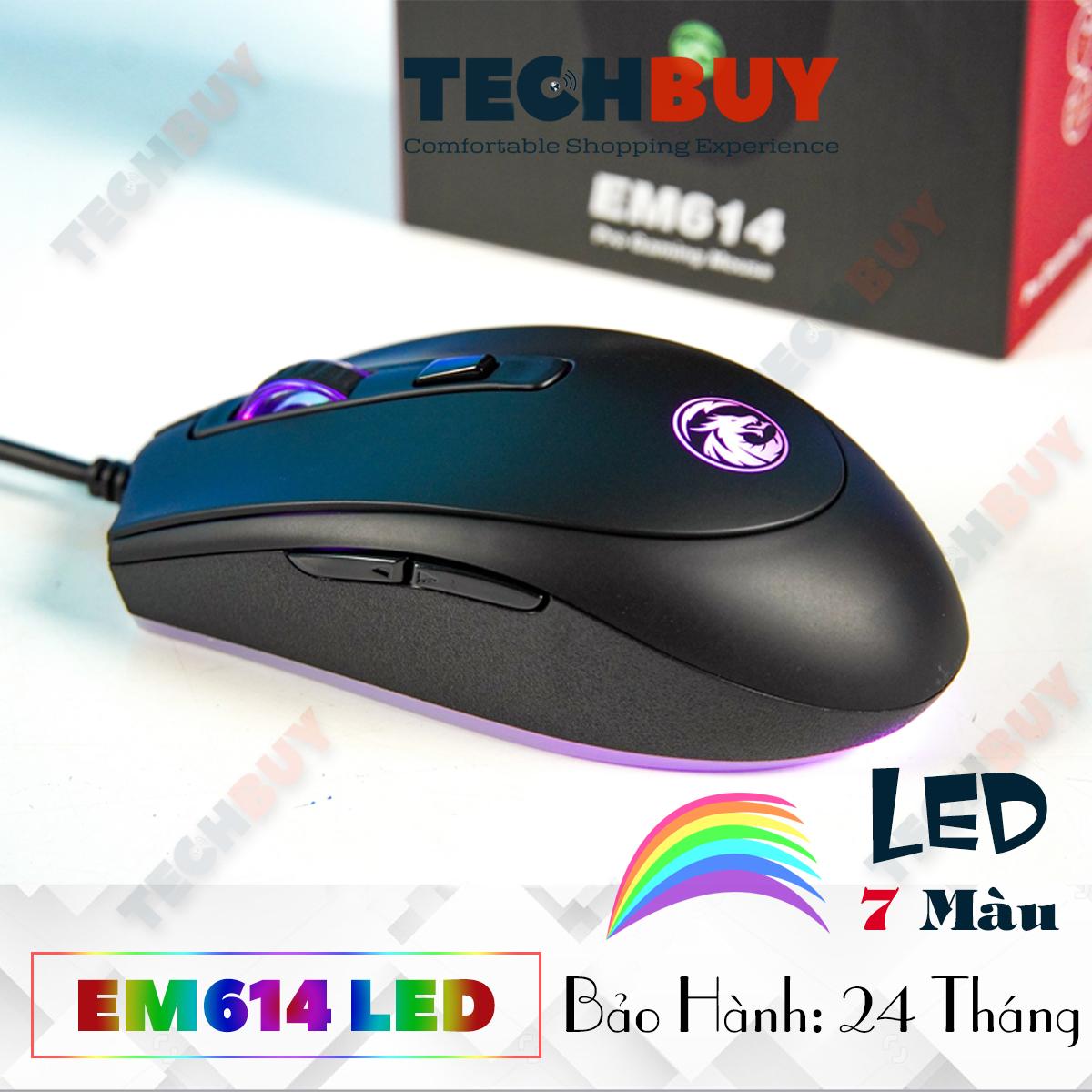 Chuột gaming e-dra em614 rgb led, màu đen - bh 24 tháng toàn quốc i gaming mouse edra em614 rgb, black