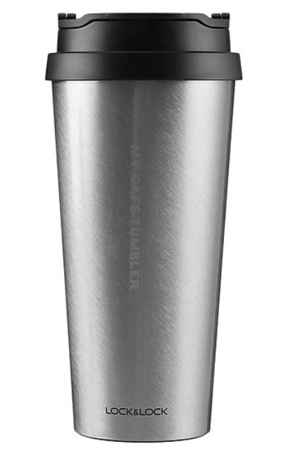 LHC4151SLV - Bình giữ nhiệt bằng thép không gỉ Lock&Lock Clip Tumbler 540ml - Màu bạc