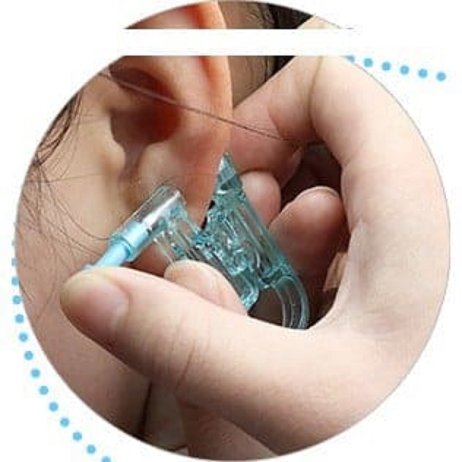 Dụng cụ bấm lỗ tai Y TẾ an toàn dùng một lần có sẵn khuyên ( 1 chiếc)