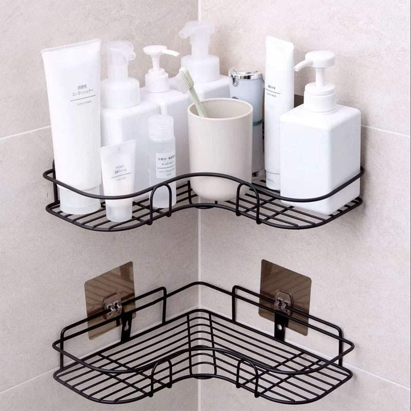 ( SIÊU RẺ ) KỆ GÓC ĐỰNG ĐỒ NHÀ BẾP HÚT CHÂN KHÔNG BẰNG INOX 304 KHÔNG GỈ CAO CẤP DÁN TƯỜNG SIÊU DÍNH - GIÁ ĐỠ ĐỰNG XÀ PHÒNG, ĐỒ DÙNG NHÀ TẮM CHỊU LỰC ĐẾN 20KG