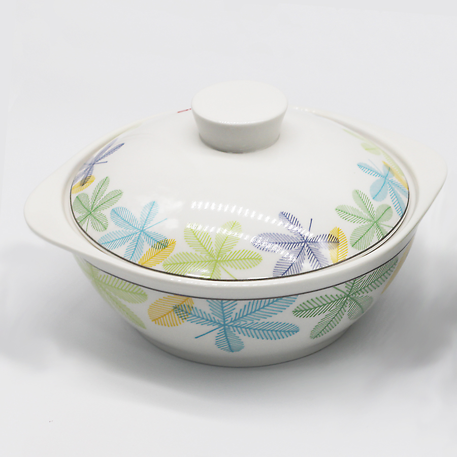 Thố sứ có nắp đậy cao cấp DongHwa