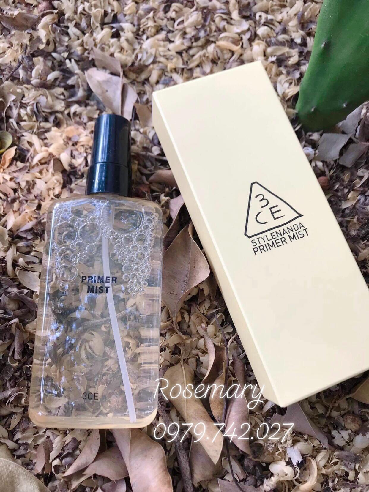 Xịt lót dưỡng ẩm + khóa lớp trang điểm 3ce primer mist 100ml