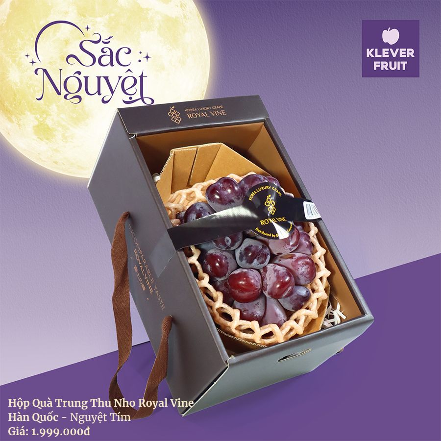 Hộp Quà Trung Thu Nho Royal Vine Hàn Quốc - Nho Premium