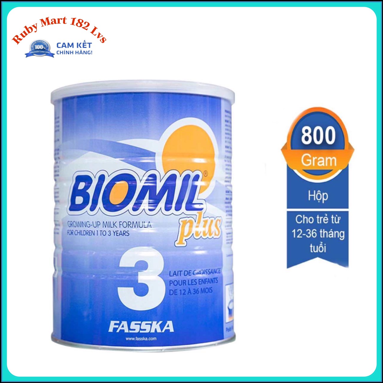 Sữa biomil plus số 3 lon 800g