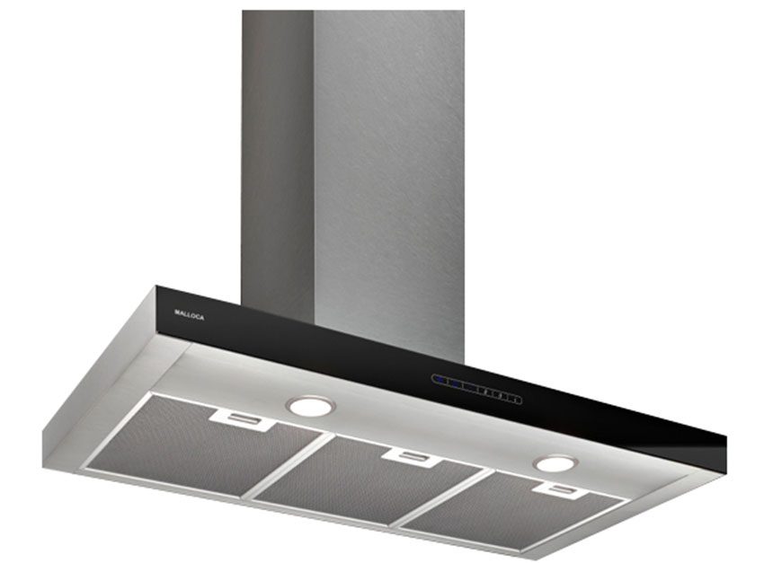 Máy hút mùi áp tường Malloca MIN F-205 - Kích thước 900mm, màu bạc