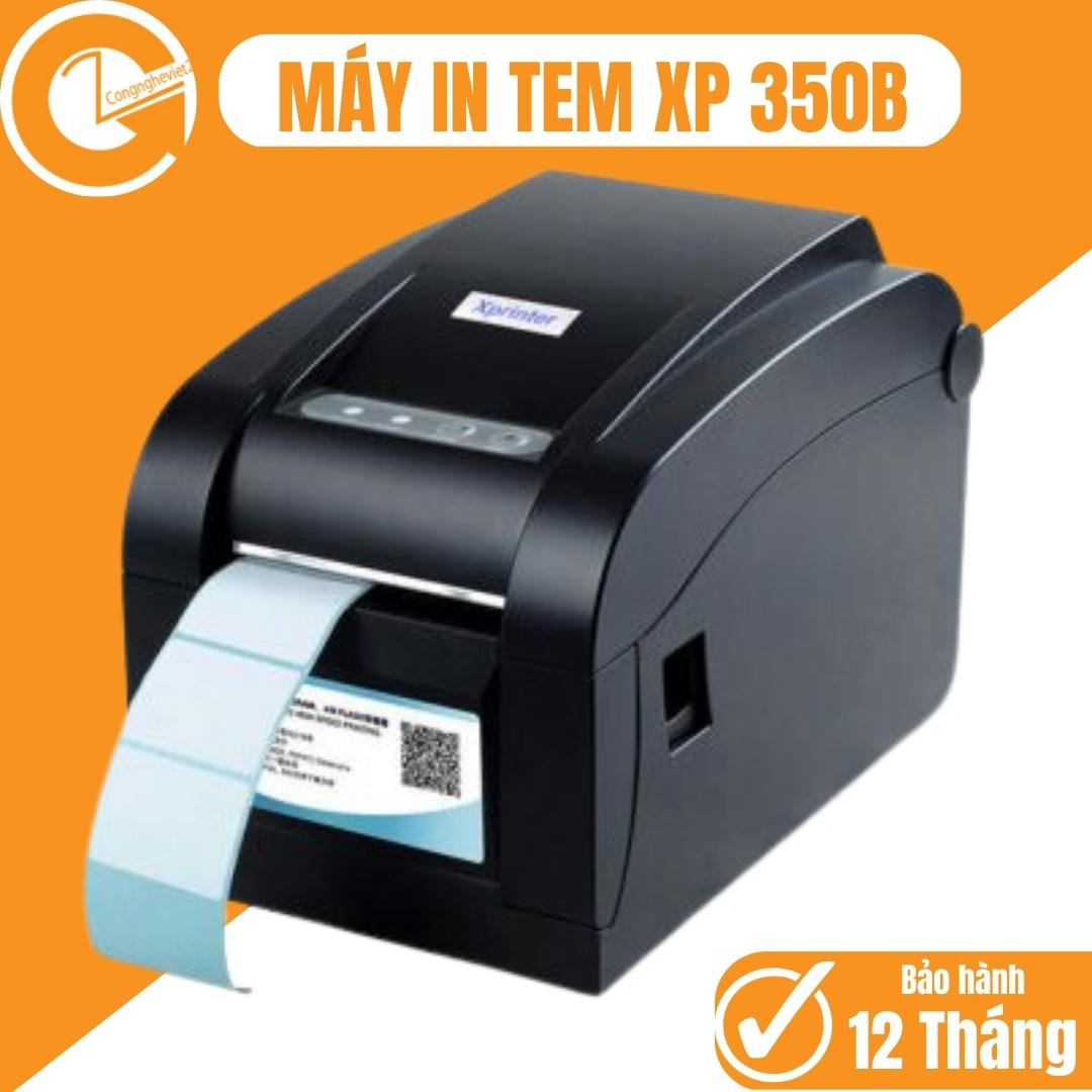 Máy in tem,máy in mã vạch,máy in đơn hàng,máy in,in nhiệt decal xprinter xp-350b | xp-350bm