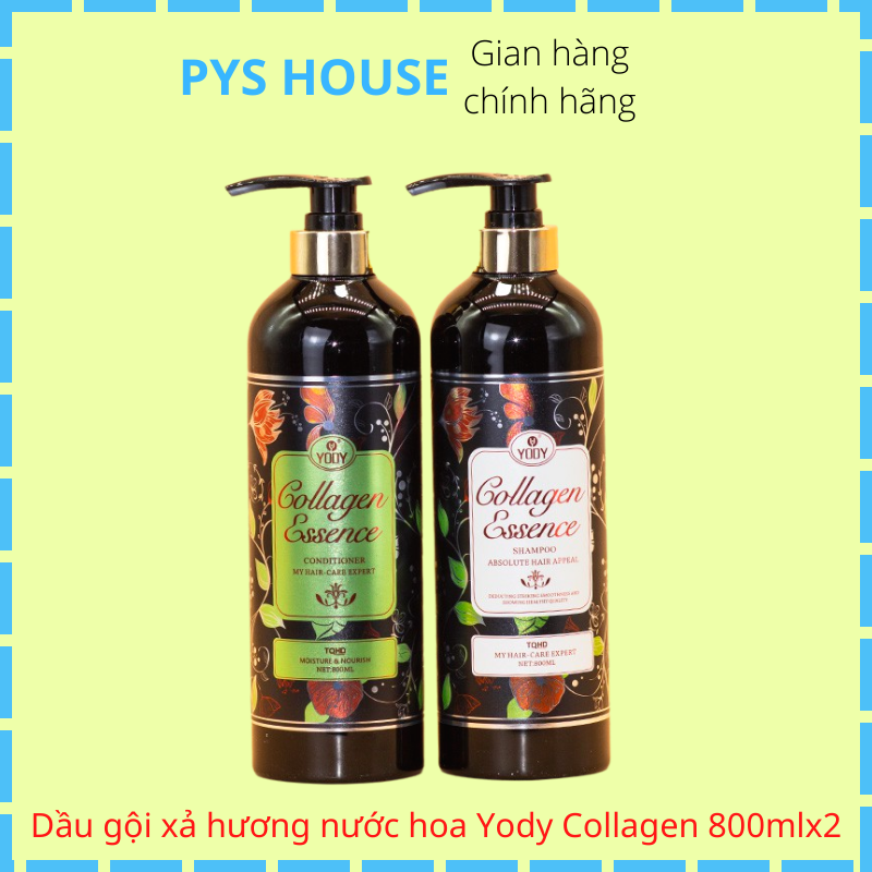 COMBO DẦU GỘI + DẦU XẢ PHỤC HỒI HƯ TỔN COLLAGEN ESSENCE ITALY 800ML/CHAI