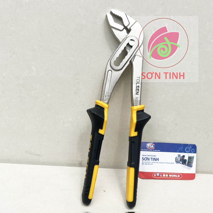 Kềm kìm mỏ quạ 10" tolsen 10014 sử dụng thép nikel cao cấp phủ bề mặt hàng xuất châu âu