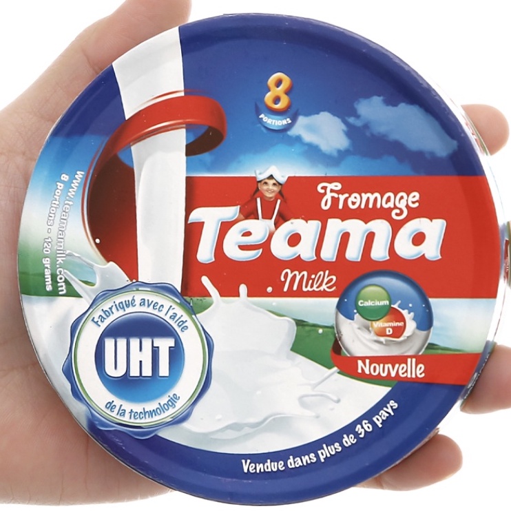 Phô mai teama hộp 120g