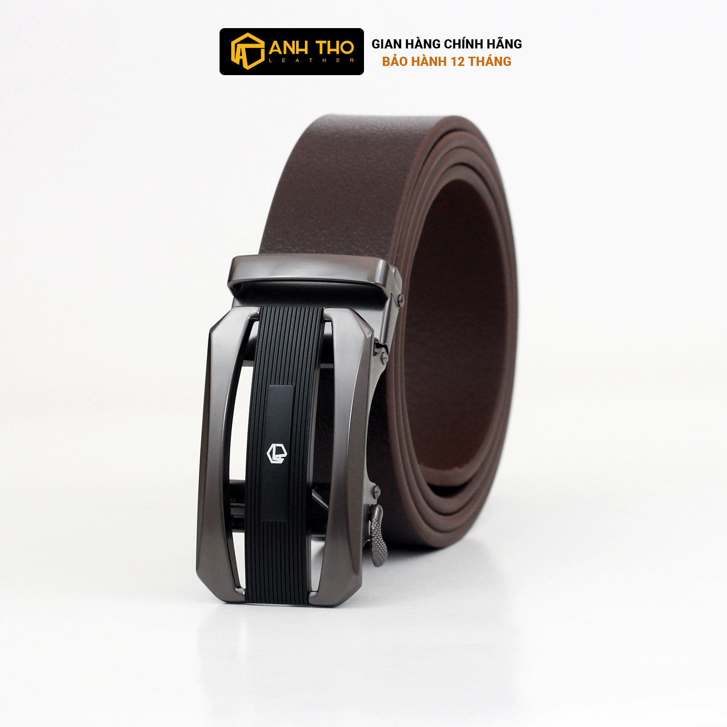 Thắt lưng nam da bò at leather m4-34