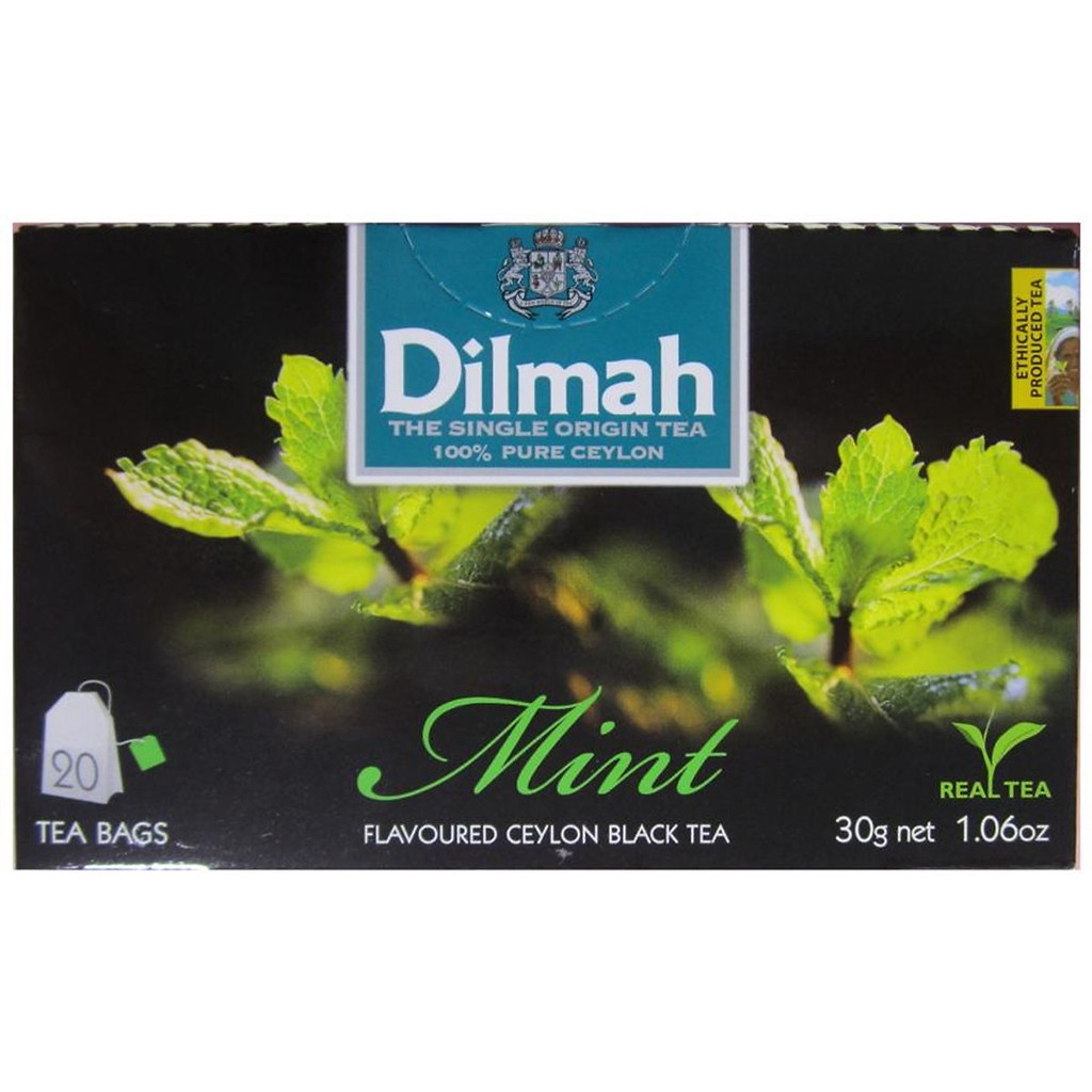 Trà Dilmah Hương Bạc Hà Hộp 30g (1,5 g x 20 gói túi lọc)