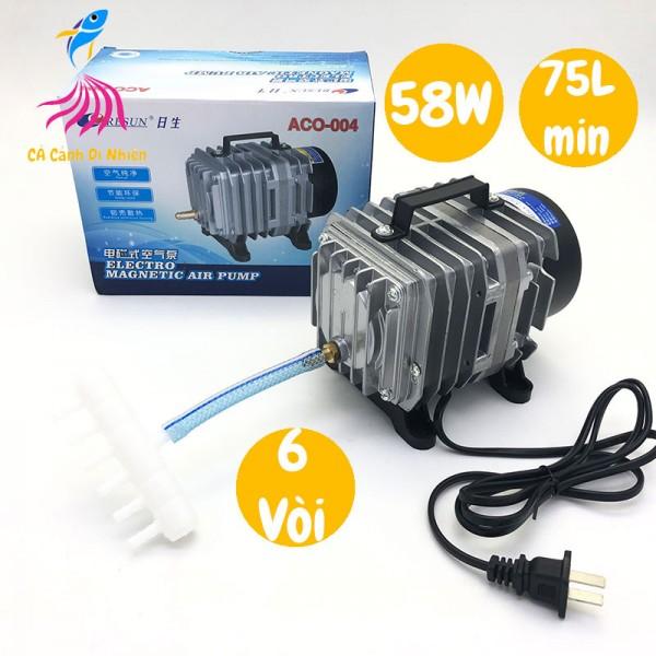 Resun ACO-004 - Máy Sủi Oxy 6 Vòi Cho Hồ Cá Cảnh