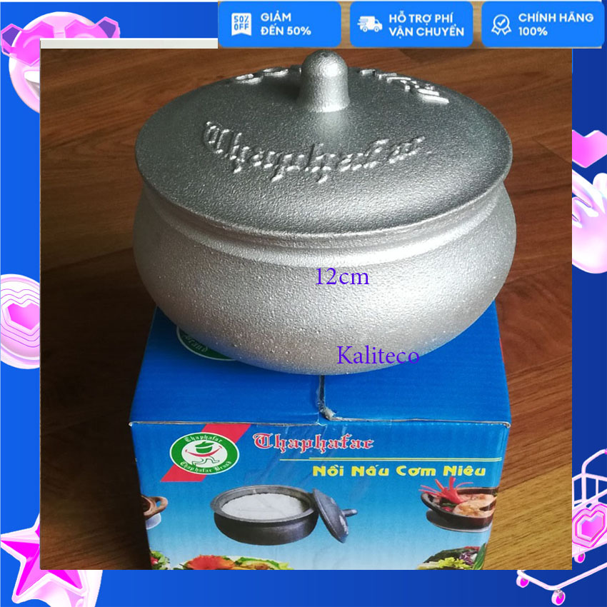 Nồi Nấu Cơm Niêu Bằng Gang Đa Năng THAPHAFAC 12cm