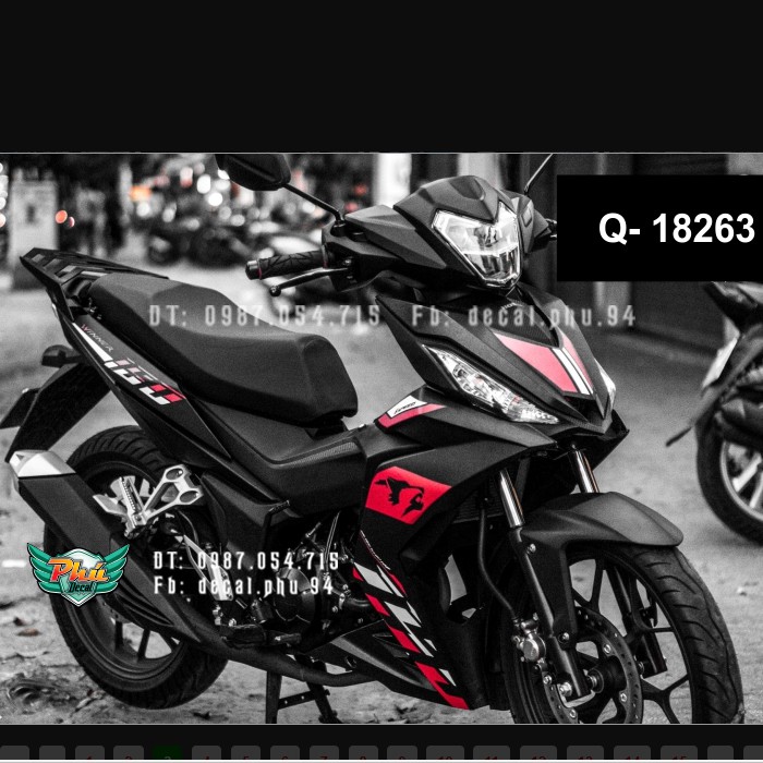 Tem rời winner 150 sói xe đen b