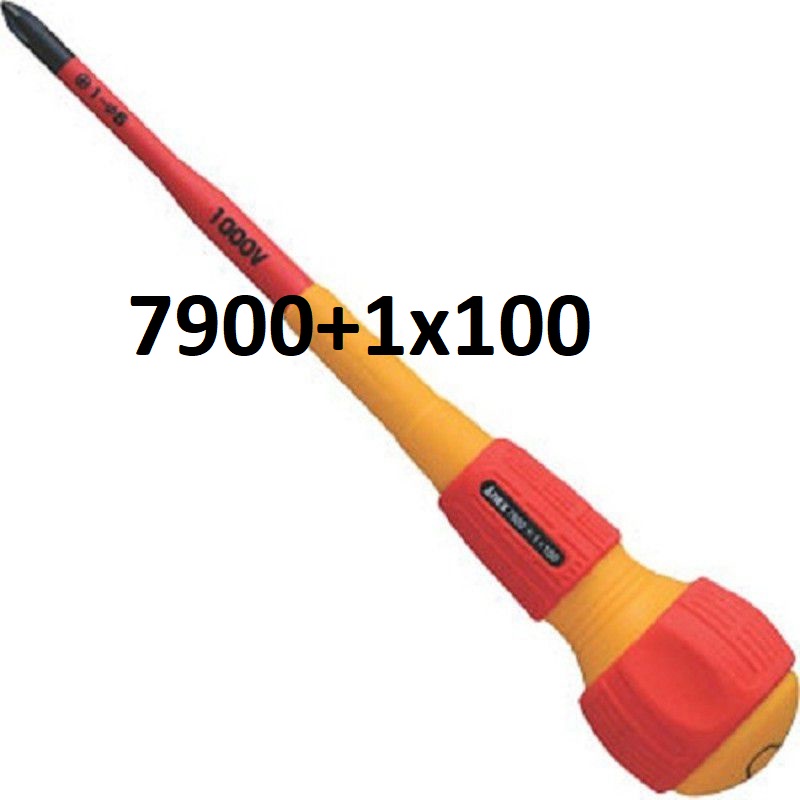 Tô vít cách điện cán tròn bake No.7900 Anex Nhật Bản