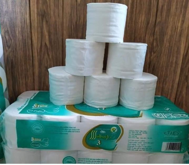Giấy vệ sinh hà nội không lõi 10 cuộn
