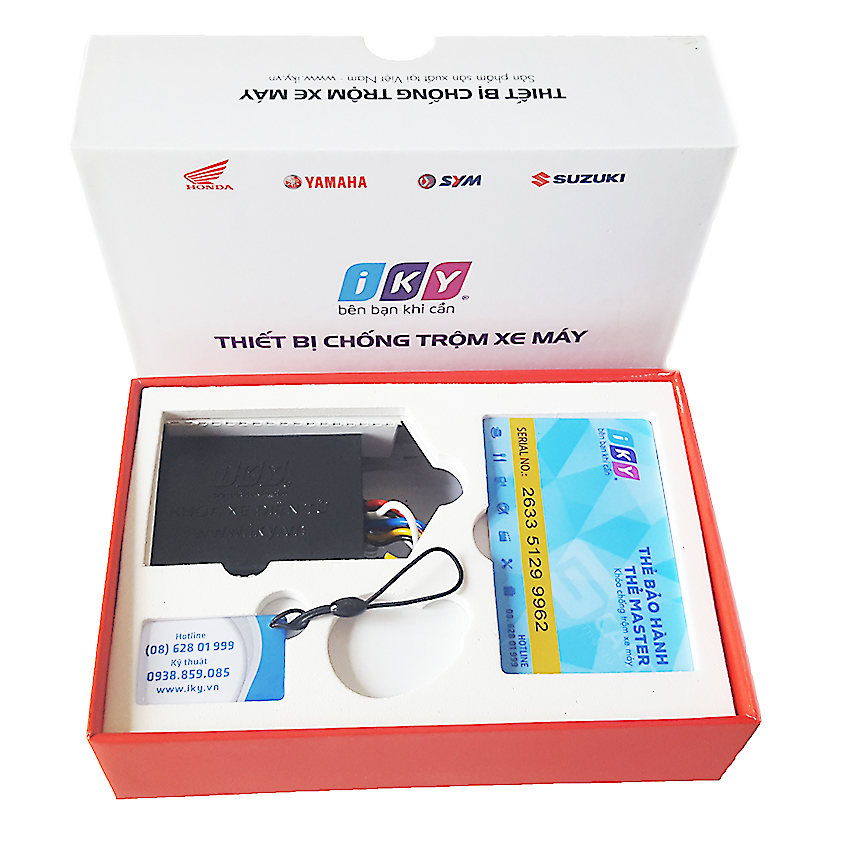 Khóa chống trộm xe máy iKY Bike tích hợp remote - Hàng chính hãng - Điện Dân Dụng.