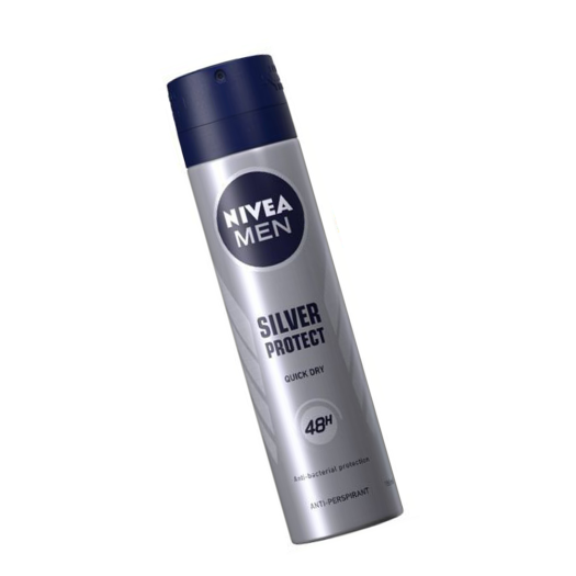 Xịt ngăn mùi nivea men silver protect phân tử bạc ngăn khuẩn gây mùi vượt trội