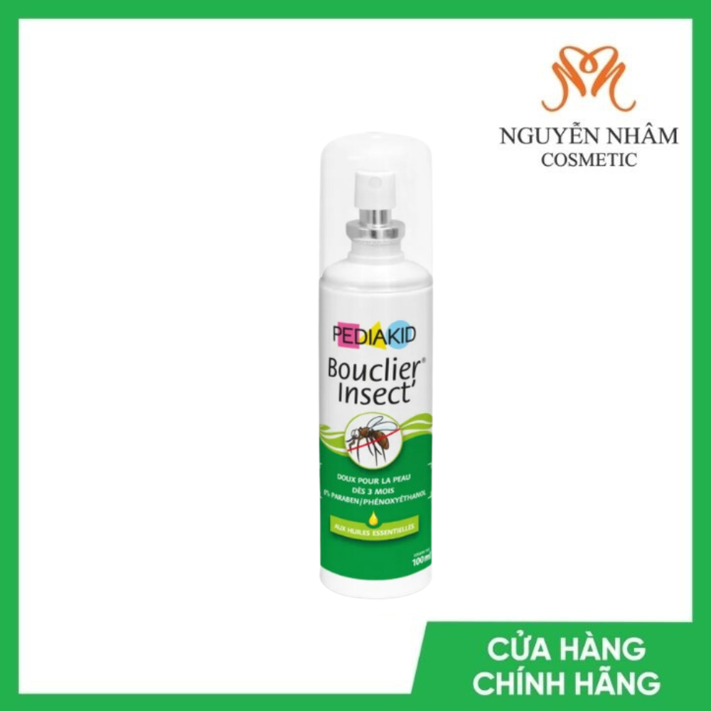 XỊT CHỐNG MUỖI, CÔN TRÙNG ĐỐT CHO BÉ PEDIAKID 100ML CỦA PHÁP