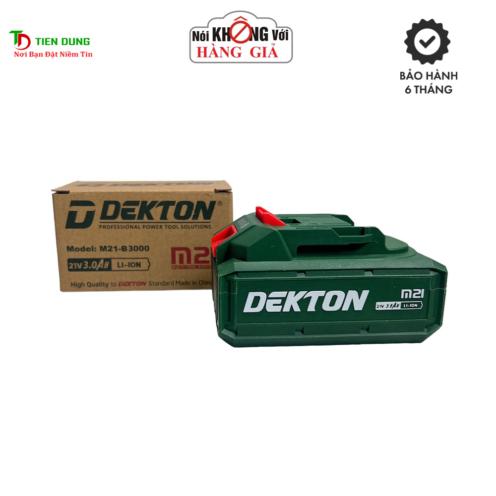 Pin 3a xe tăng dekton m21-b3000 dòng xã cao, vỏ pin chống cháy, chân pin m21 phổ thông