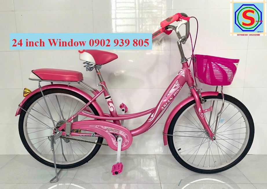 Xe đạp Xe đạp Việt Nam 24 inch WINDOW PHÙ HỢP CAO TỪ 1M4 ĐẾN 1M58 CHẠY Xe