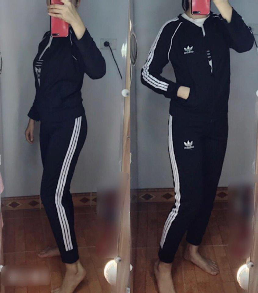 Sét thể thao adidas 3 món, set das 3 món, set thu đông áo khoác mỏng áo gió