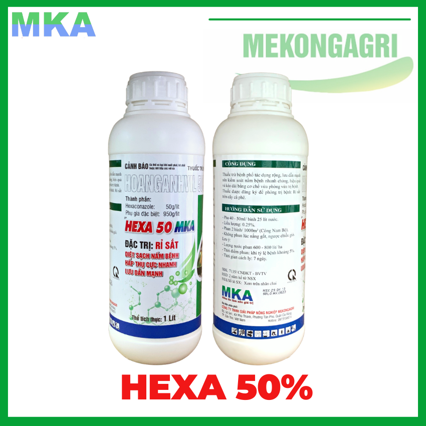 Hexa 50 MKA phổ rộng trên nấm, thán thư, nấm hồng