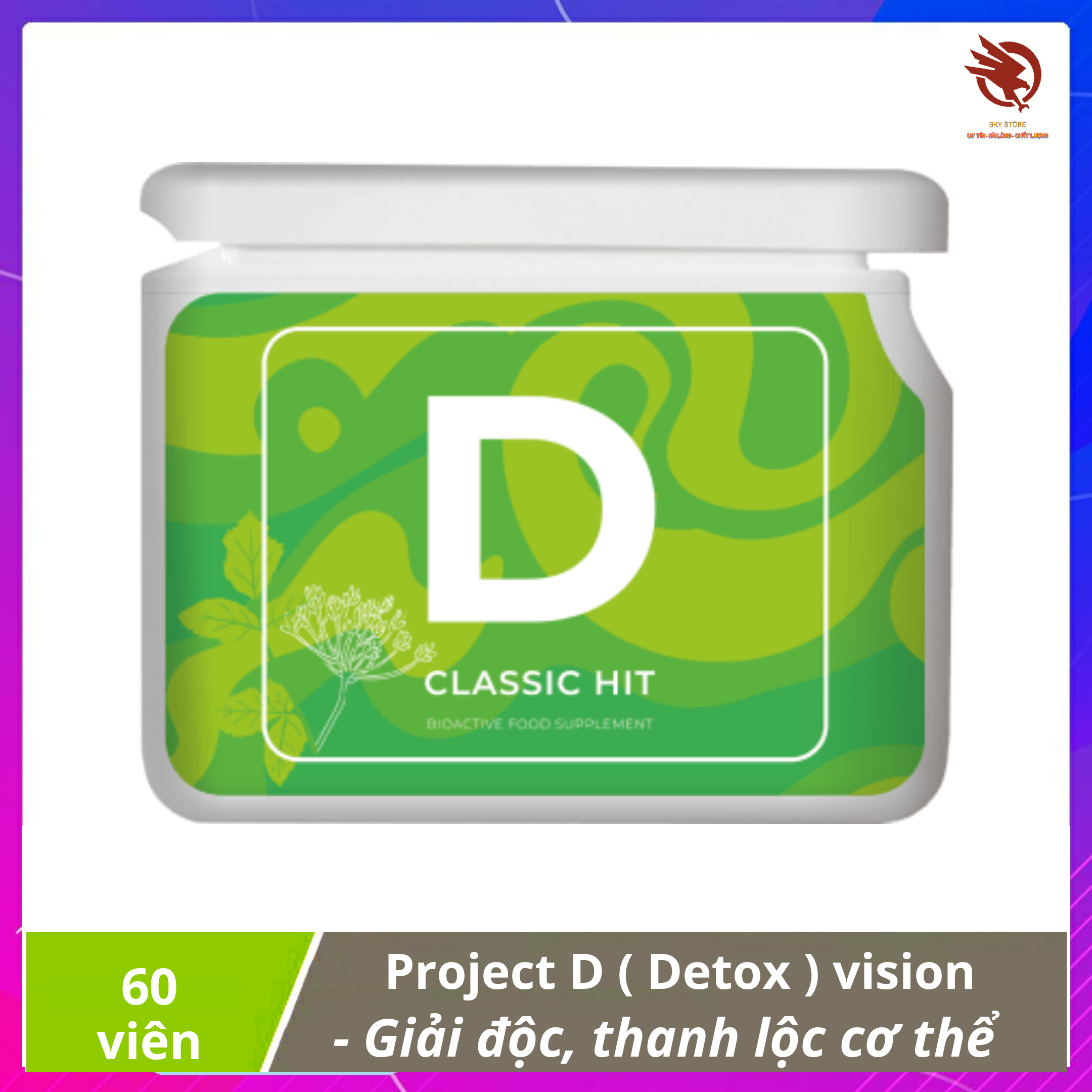 [HCM][ XẢ KHO ] Project V - D (Detox) vision - Thanh lộc giải độc cơ thể ở cấp độ tế bào