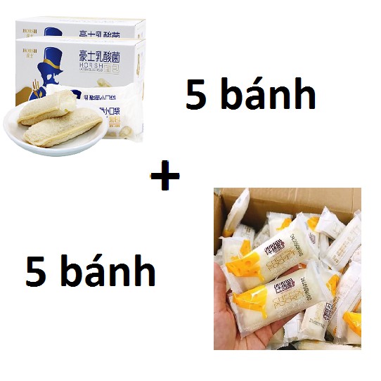 Combo 5 bánh sữa chua Horsh + 5 bánh sữa chua phô mai, sản phẩm tốt, chất lượng cao, cam kết như hình, độ bền cao