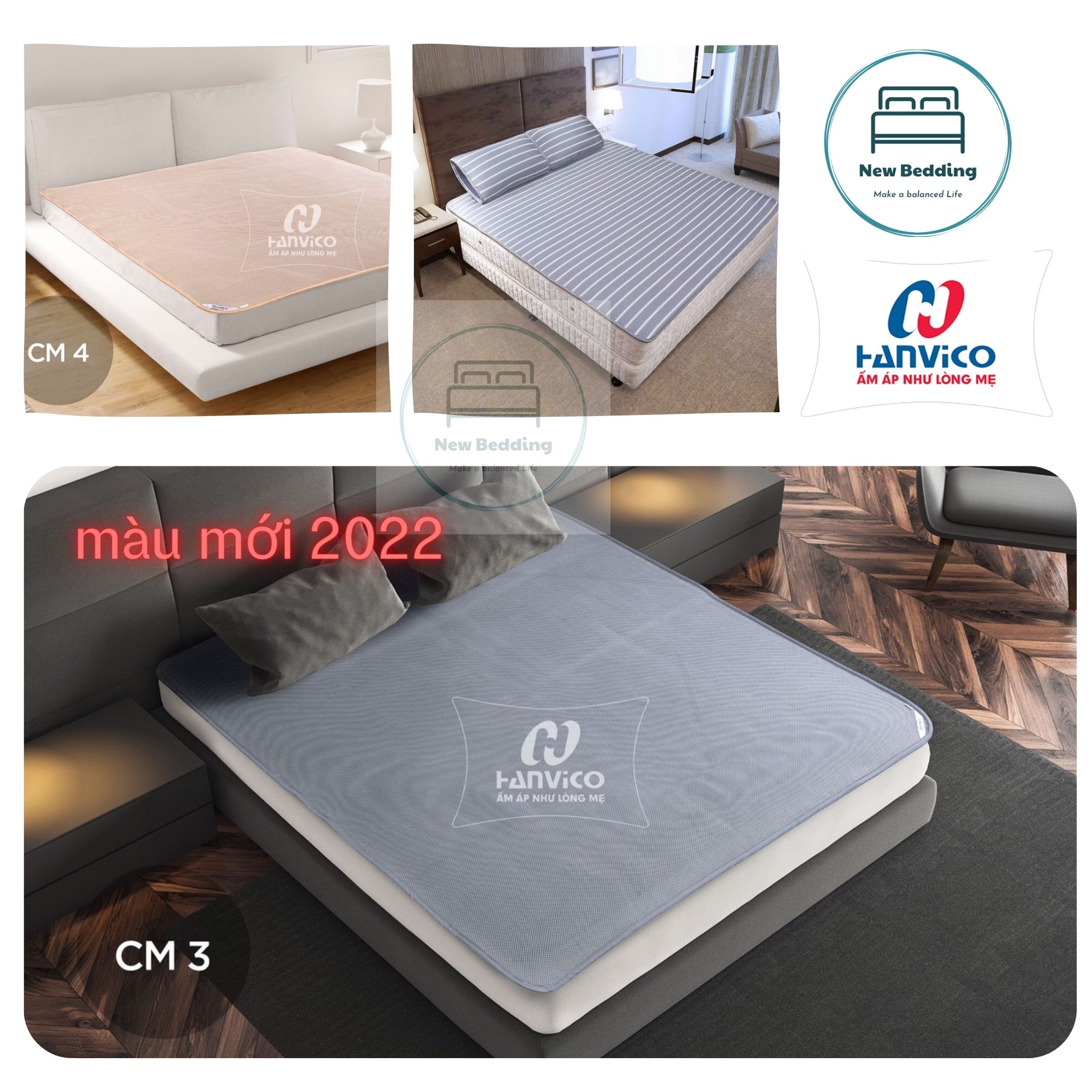 Đệm mát Hanvico Cool Mattress, chiếu mát, chiếu đều hoà