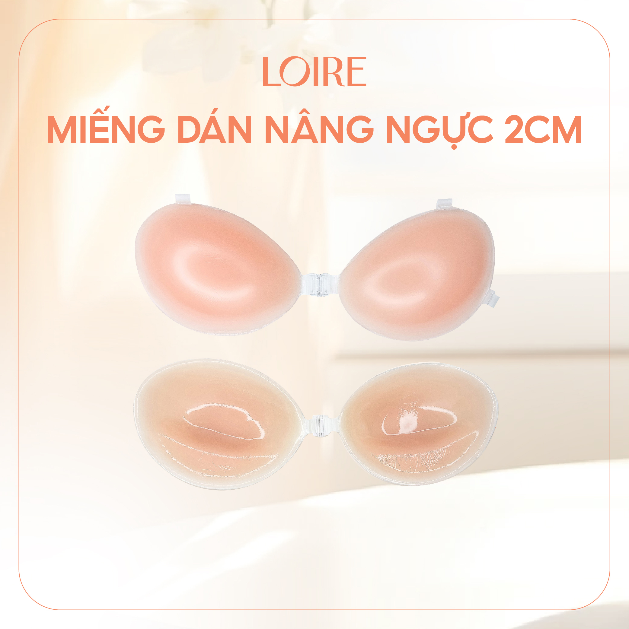 Miếng dán ngực Silicon có dây trong Loirechic MD13