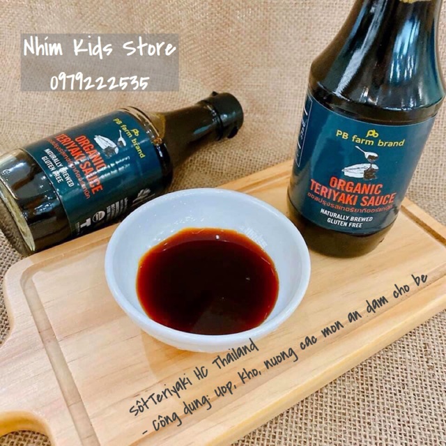 Nước sốt Teriyaki Hữu cơ Thái Lan 200ml