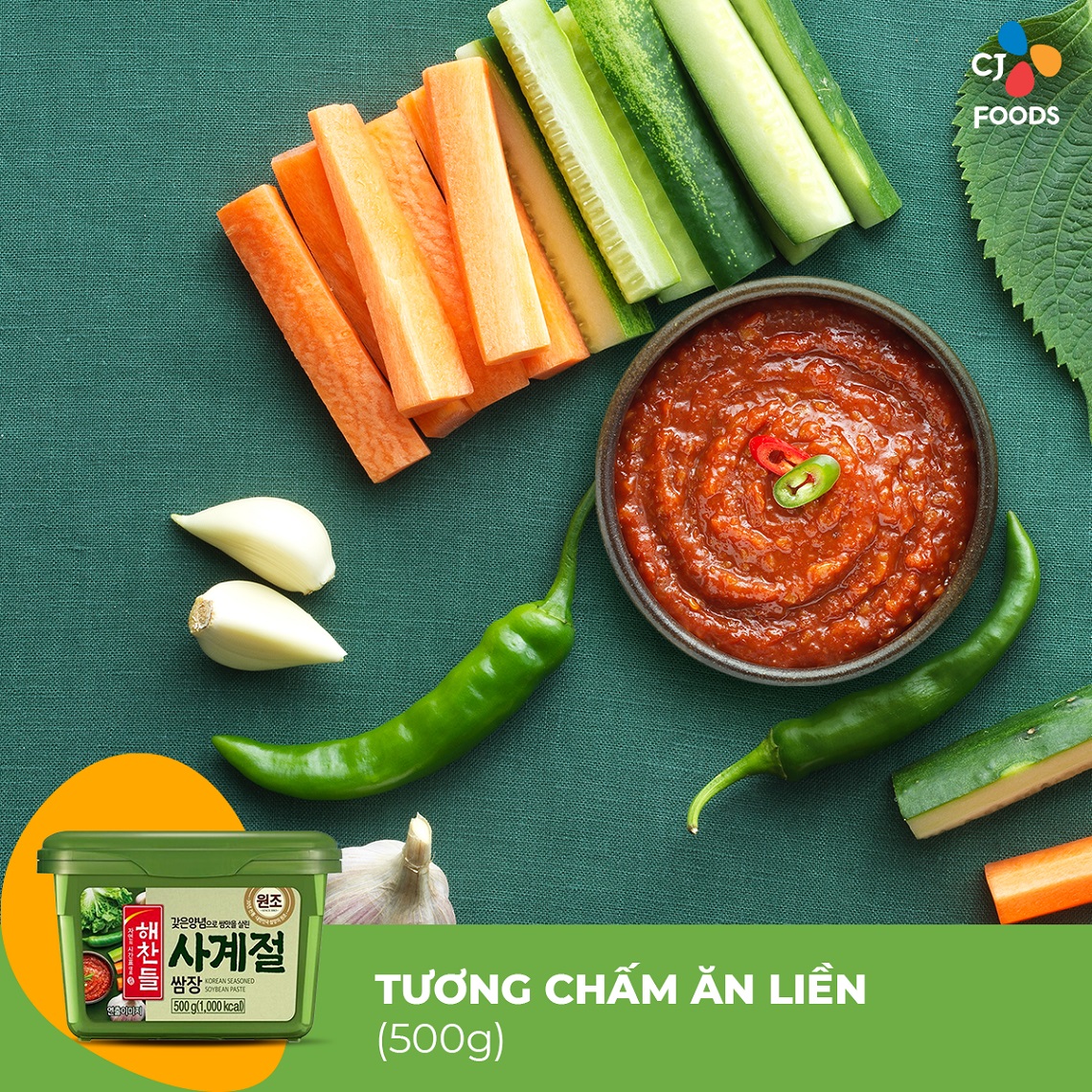 Tương chấm ăn liền CJ Haechandle 500g - Nhập khẩu từ Hàn Quốc