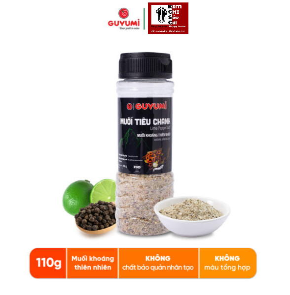 Muối tiêu lá chanh guyumi 110gr - giá siêu rẻ và hấp dẫn