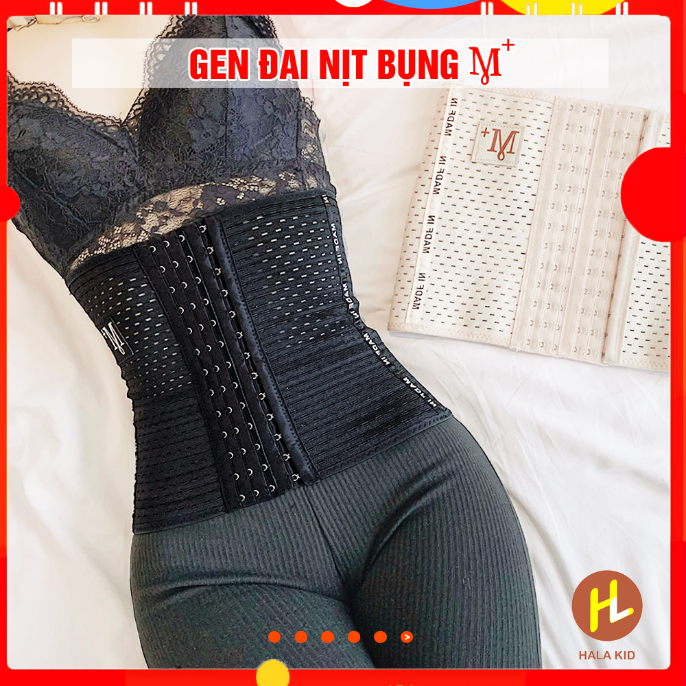 Gen đai nịt bụng chống cuộn M thông hơi, định hình eo thon gọn- Nhiều size