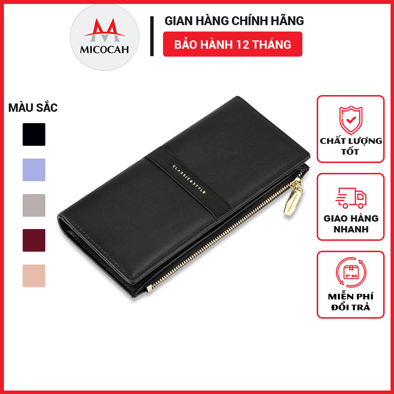Ví Bóp Nữ Dài Cầm Tay Thời Trang Chính Hãng TAILIAN Đựng Tiền Đựng Thẻ Sang Trọng Da Cao Cấp Cực Đẹp Giá Rẻ TL02 - Micocah Mall