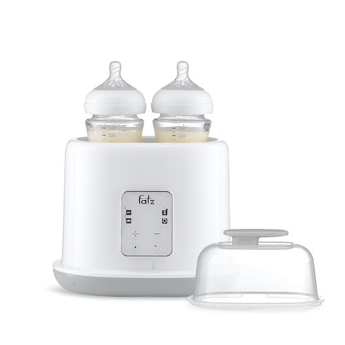 Máy hâm sữa - tiệt trùng điện tử 2 bình cổ rộng duo 2 fatzbaby fb3223sl