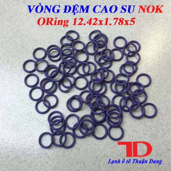 Vòng đệm cao su Nok, Oring 12.42X1.78X5 - Vật Tư Điện Lạnh Ô Tô Thuận Dung