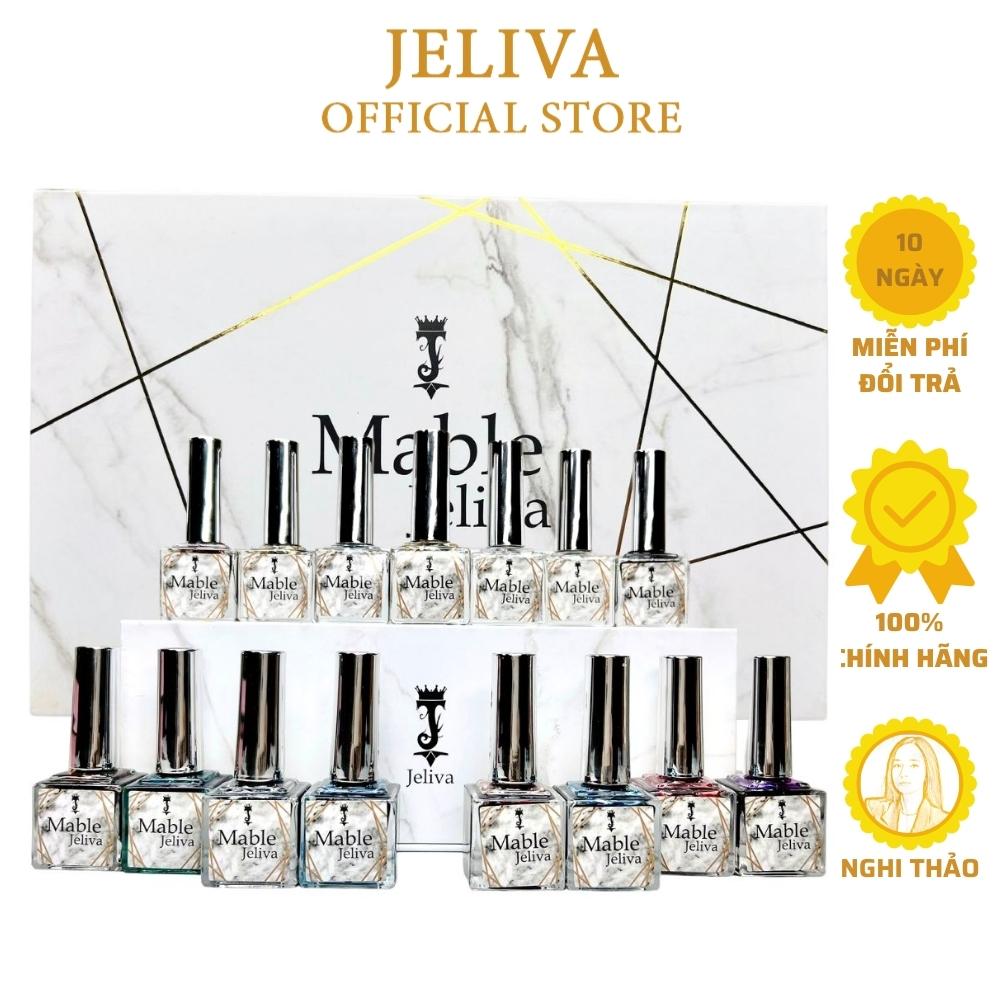 Set cồn loang nail jeliva 15 màu