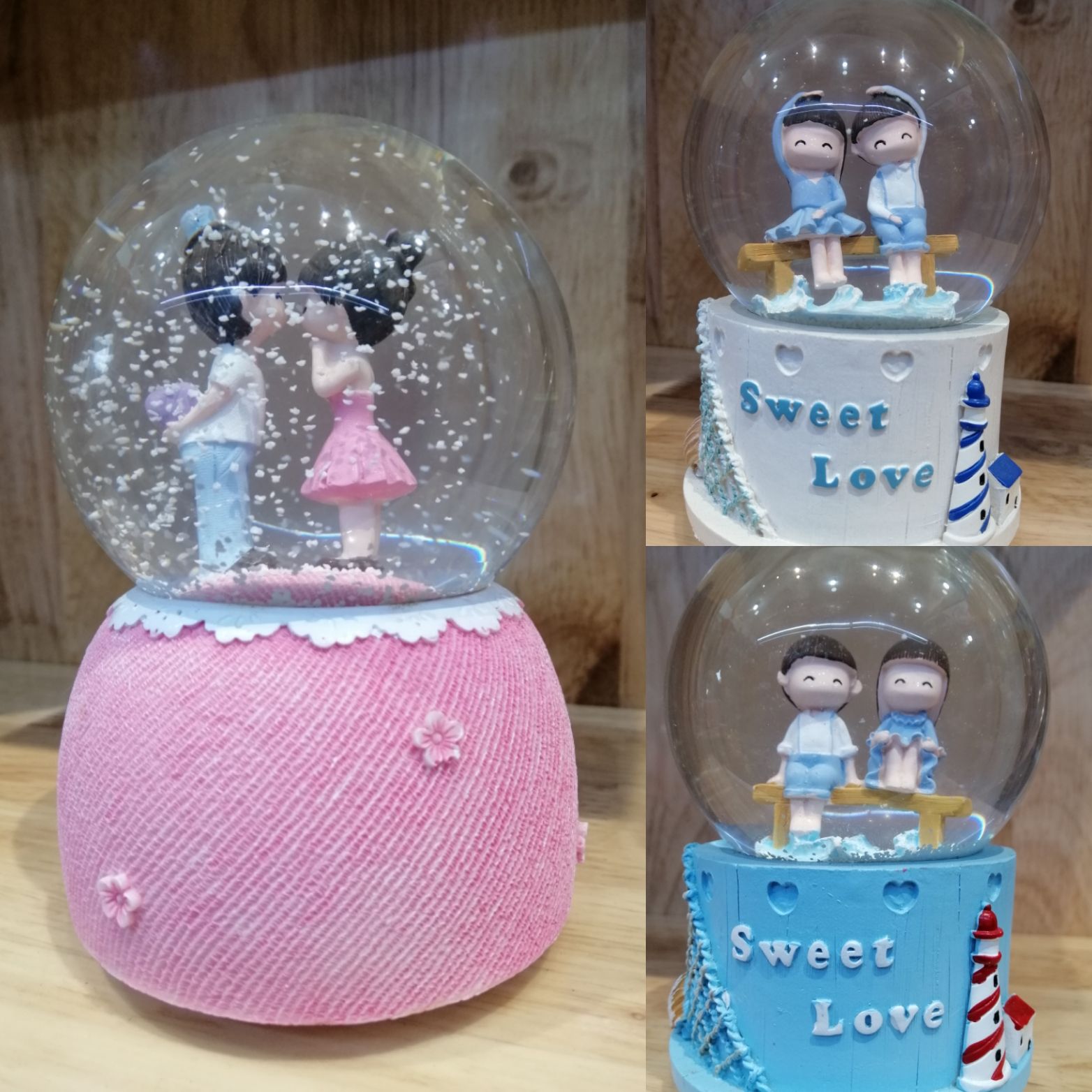 QUẢ CẦU TUYẾT SIZE TRUNG