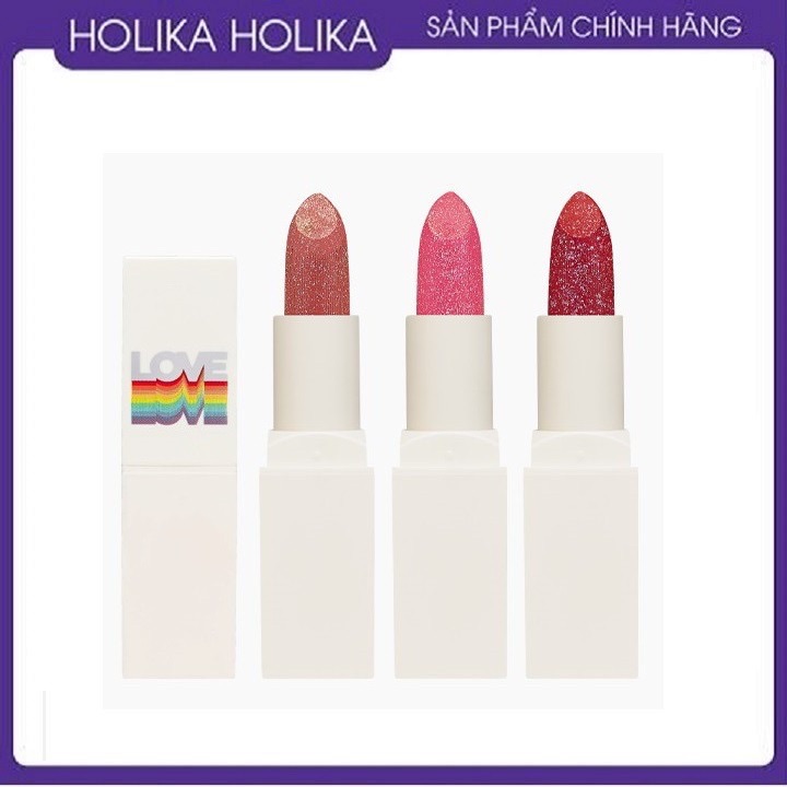 Son lì ánh pha lê Holika Holika Crystal Crush