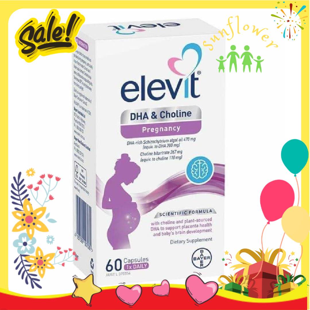 Elevit DHA For Pregnancy & Breastfeeding 60 viên của Úc cho phụ nữ mang thai và cho con bú