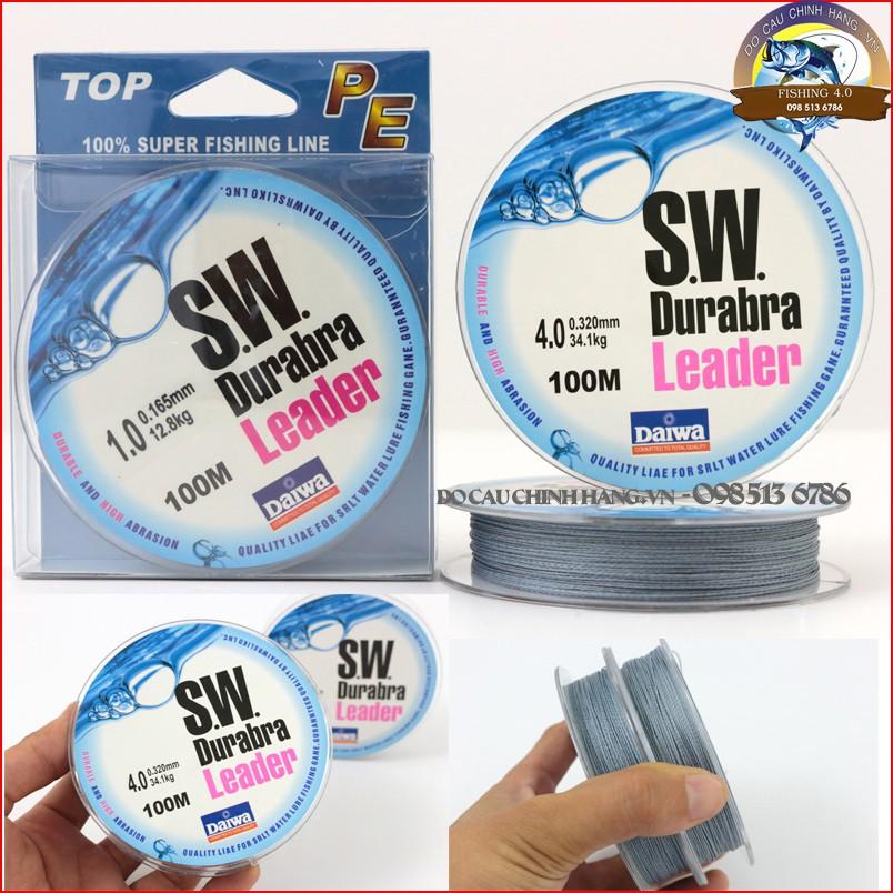 Dây dù SW- Daiwa-Dù Không Giãn-Chịu Lực Tốt. Kích thước chính xác của sản phẩm này là: Số 4.0 - Thanh lý hàng tồn - đại hạ giá big sale cực hot